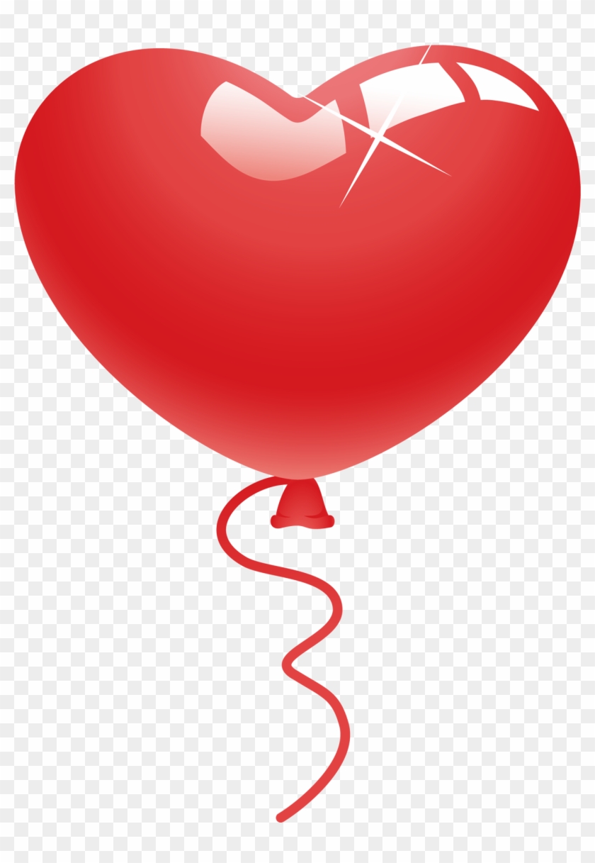 Download - Heart Balloon Png Clipart #599914