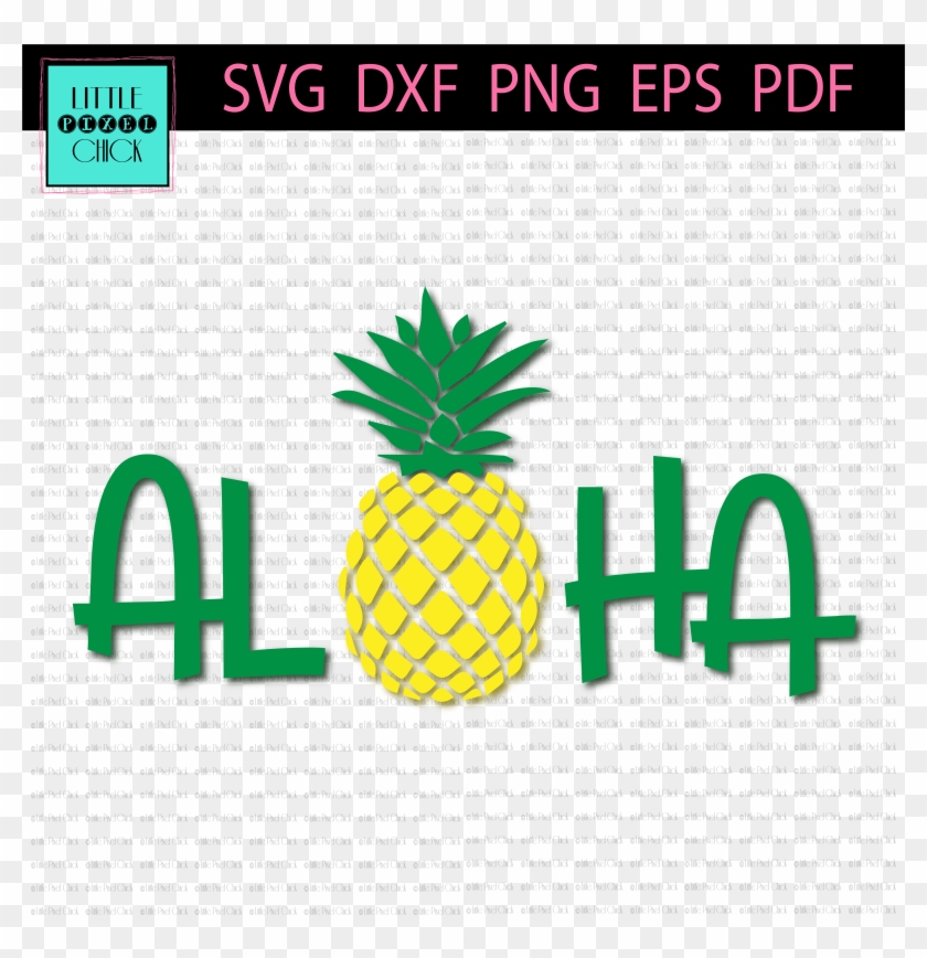 Aloha With Pineapple - Pineapple Aloha Png Clipart