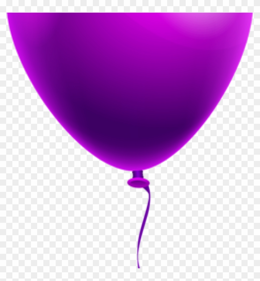 Balloon Clipart Single Purple Balloon Png Clipart Image - Balloons Transparent Purple Background #599985