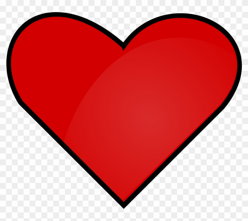 Kml Heart - Red Heart Clipart - Png Download