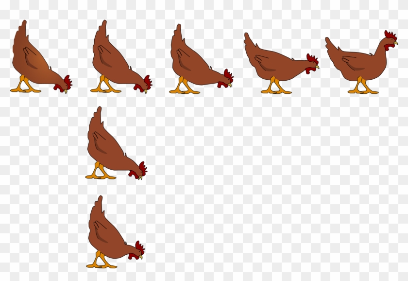 This Free Icons Png Design Of Chicken Poules Many Positions - Turkey Clipart #5900462