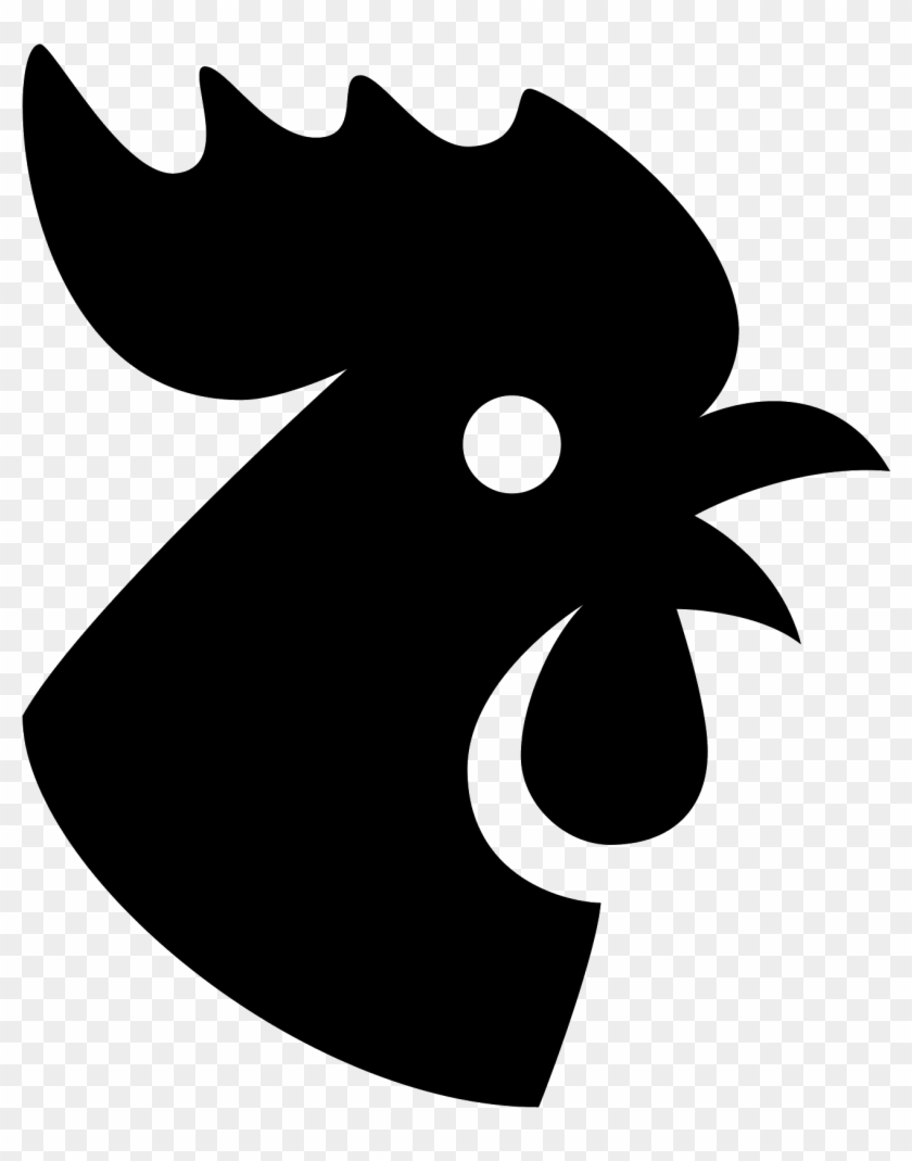 Year Of Rooster Png Icon Its A - Rooster Head Icon Clipart #5900728