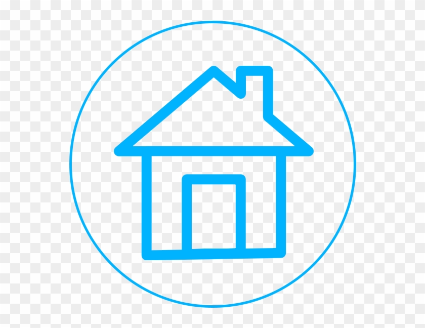 Blue Local Icon - White House Icon Png Clipart #5900777