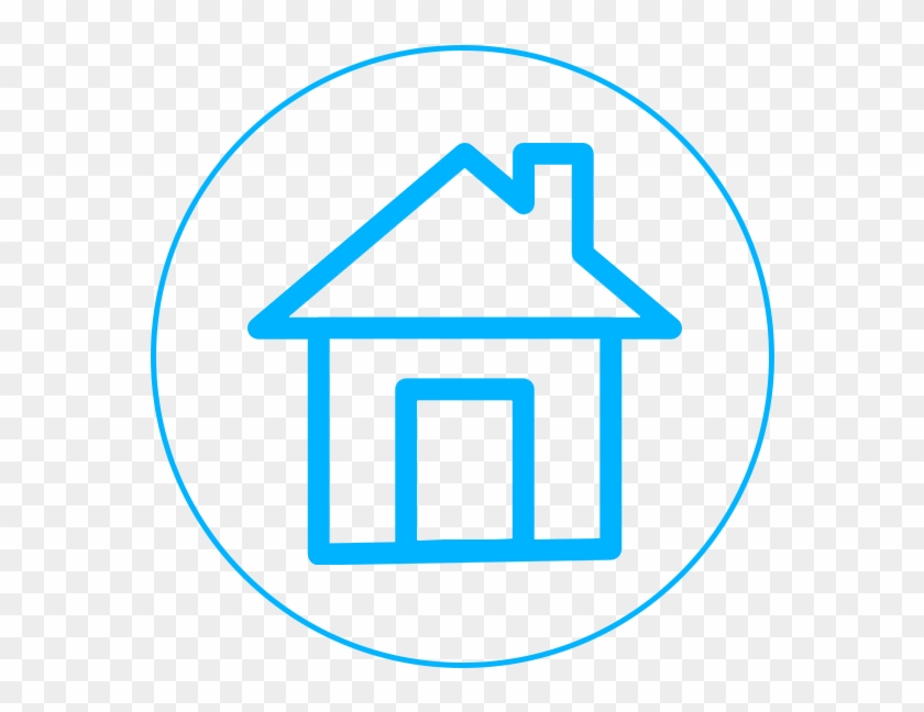 Blue Local Icon - White House Icon Png Clipart