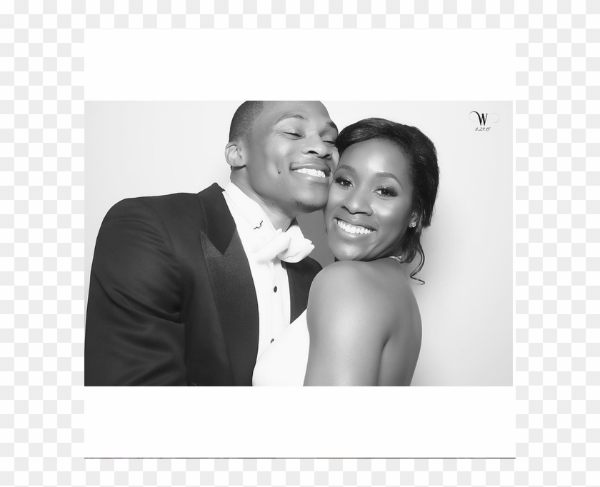 Marié À Sa Belle Nina Devant Khloé Kardashian Et James - Russell Westbrook Clipart