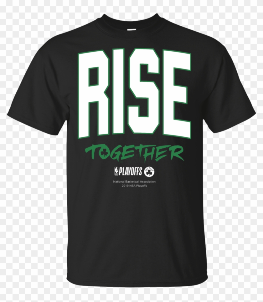 Boston Celtics Rise Together 2019 Playoffs T-shirt - Mickey Mouse Gender Reveal Shirt Clipart #5901103
