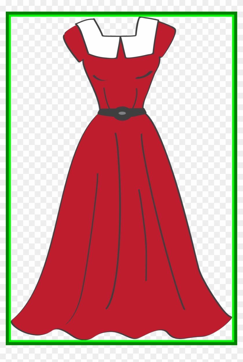 Clothes Clipart Clothing Rack - Gown - Png Download #5901232