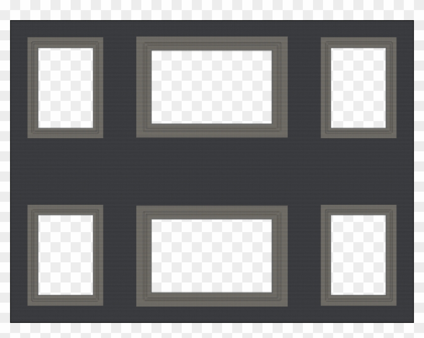 1 Sharp Looking Photo Frame Fits 6 Photos If The People - Window Clipart #5901527