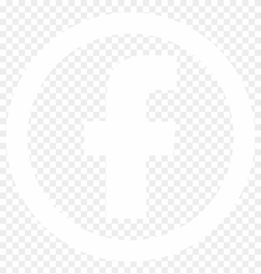 Facebook Outline Transparent - Facebook Png White Circle Clipart