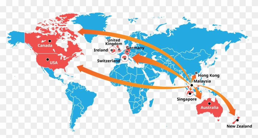 Educational Insights World Foam Map Puzzle World Map - Canada To Singapore Map Clipart #5902161