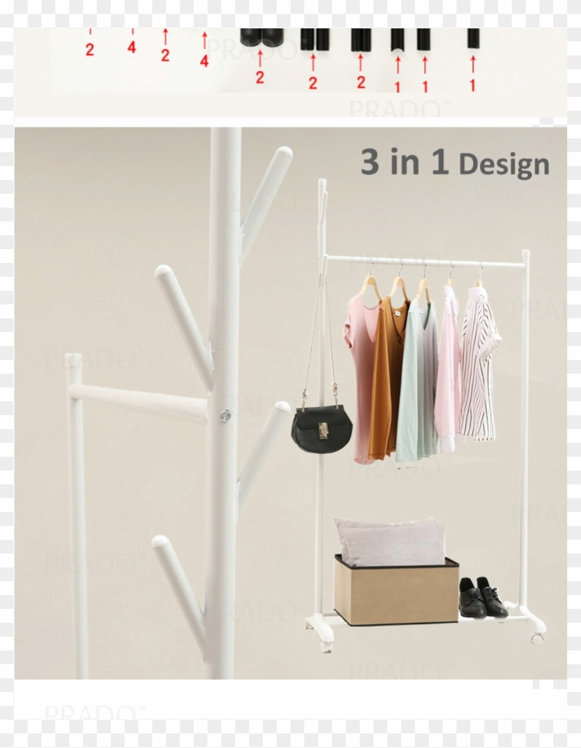 Specifications Of Prado Malaysia Diy 2 Tier Wardrobe - Shelf Clipart