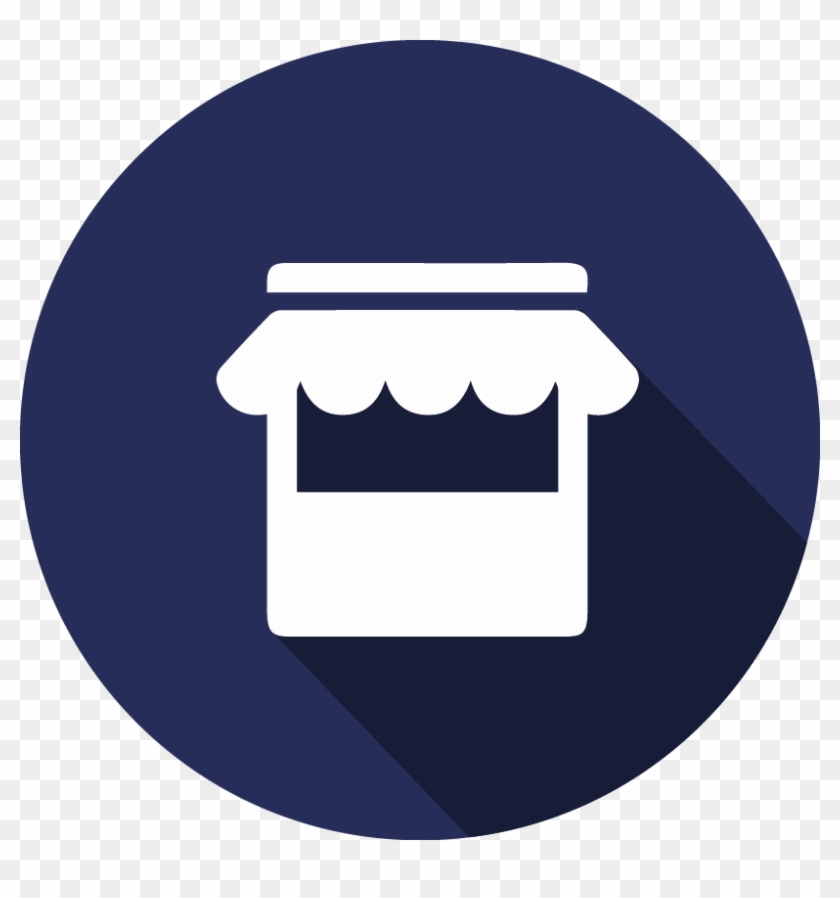 Facebook Circle Icon Png , Png Download - Pop Up Shop Icon Clipart