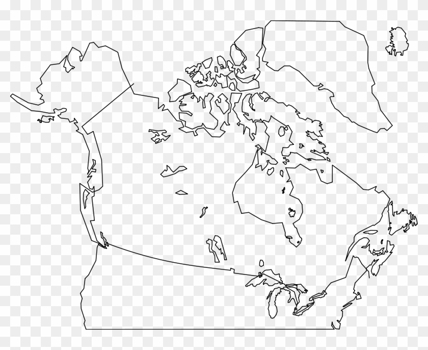 Canada Map - Clip Art - Png Download #5902360