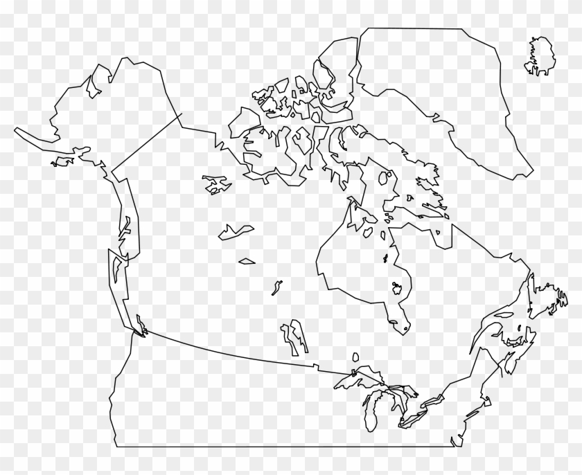 Canada Map - Clip Art - Png Download