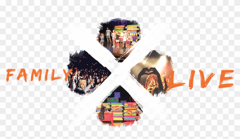 Fx Live Horizontal Orange - Graphic Design Clipart