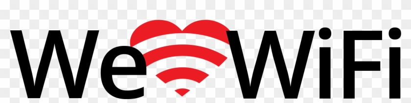 We Heart Wifi - Wifi Heart Clipart #5902410