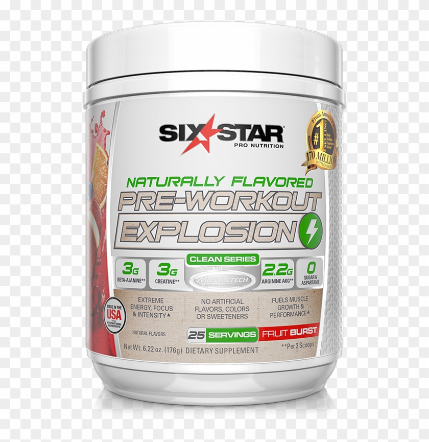 Naturally Flavored Pre-workout Explosion - Fruit Clipart #5902526