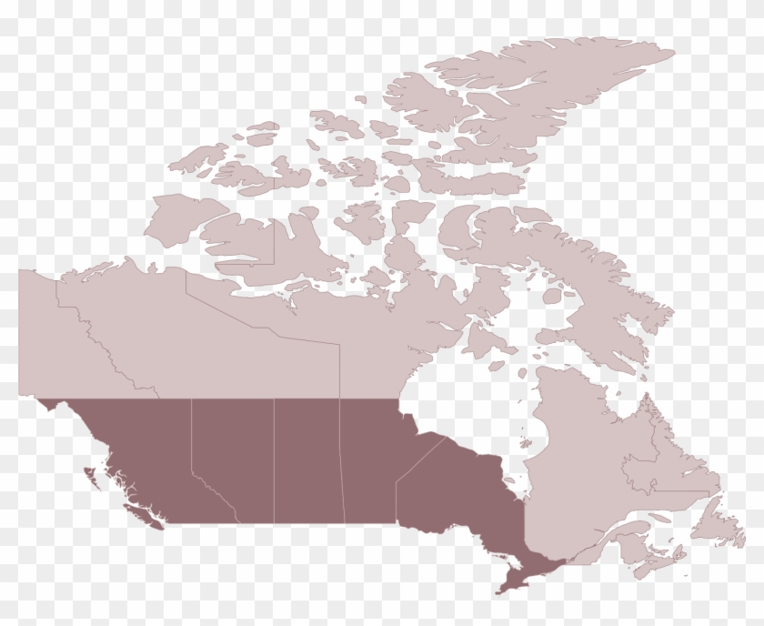 Mops Canada Map - Ping Time World Map Clipart #5902555