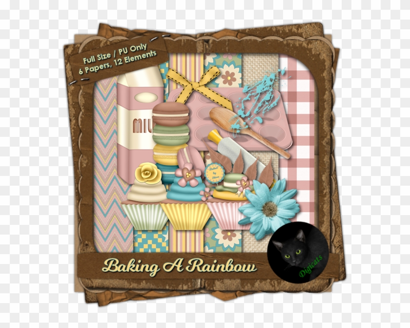 Baking A Rainbow Mini Kit 5 - Clockwork Angel Clipart #5902663