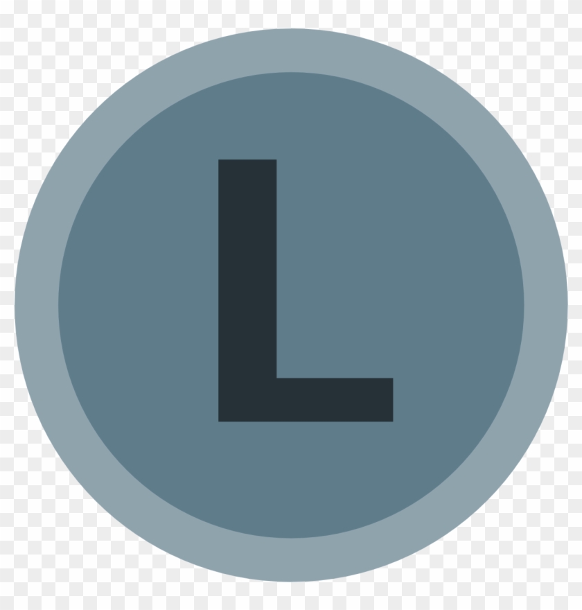 Xbox L Icon - Circle Clipart