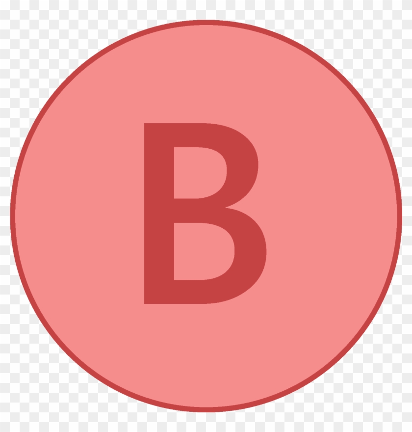 Xbox B Icon - Elements Of Art Color Clipart