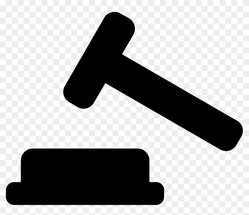 Martillo De Juez Logo , Png Download - Icono Mazo Juez Png Clipart