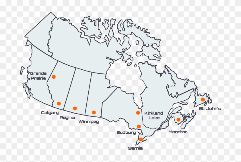 Serving All Of Canada - Nova Scotia On Us Map Clipart