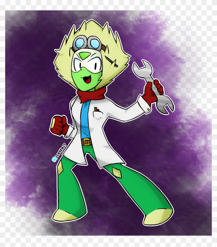 Mad Scientist Peridot - Cartoon Clipart