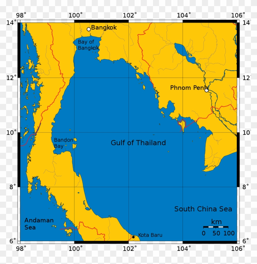 Gulf Of Thailand Clipart #5903659