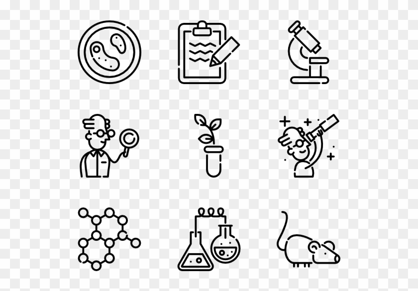 Mad Science - Food Icons Png Clipart
