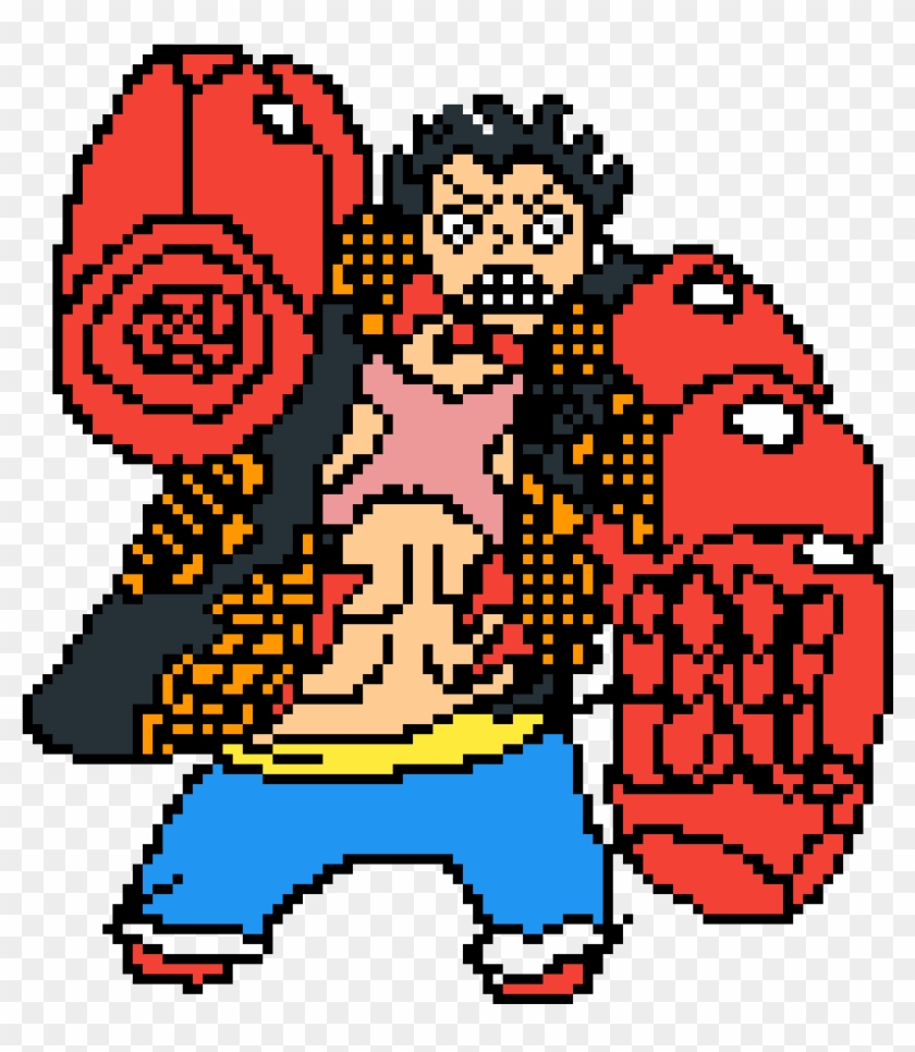 Monkey D Luffy Gear 4th - Cartoon Clipart