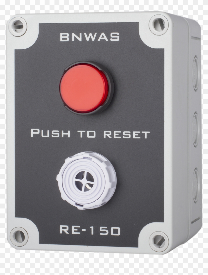 Illuminated Reset Button With Audio Visual Alarm Power - Alarm With Buzzer Reset Button Clipart