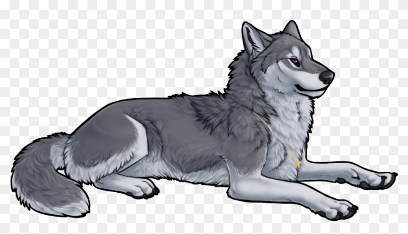 Grey Anime Wolf , Png Download - Grey Anime Wolf Clipart