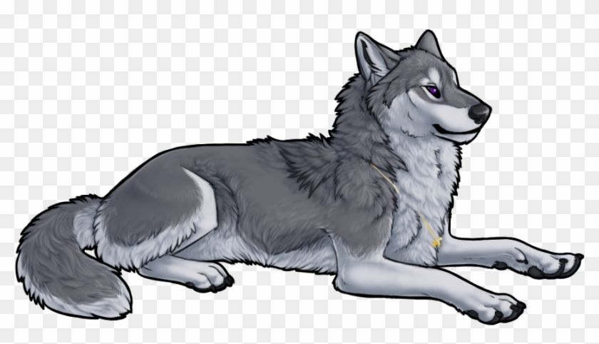 Grey Anime Wolf , Png Download - Grey Anime Wolf Clipart #5904262