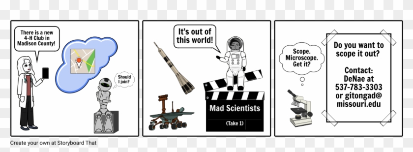 Mad Scientists - Cartoon Clipart
