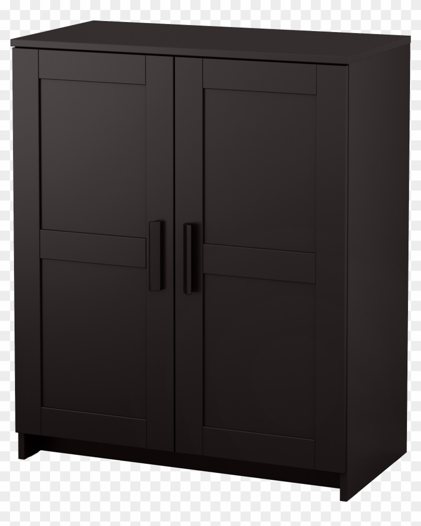 Cabinet Png Transparent Image - Cabinet With Doors Brimnes Clipart #5904463