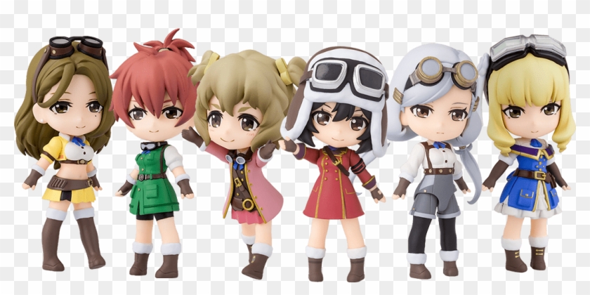 First To Come Is From An Upcoming Anime By 'girls Und - Kouya No Kotobuki Hikoutai Figures Clipart