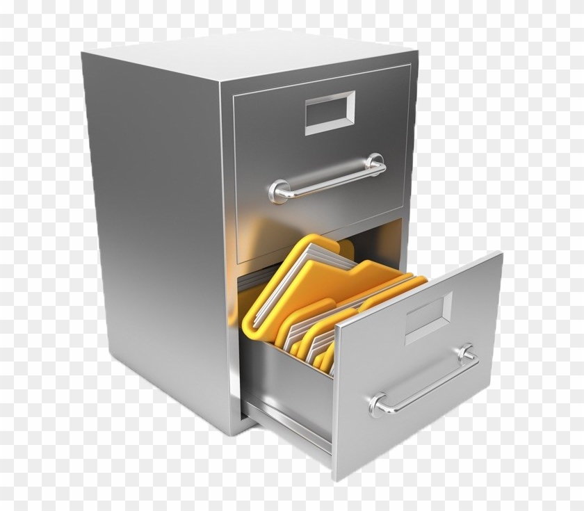 Paper, Drawer, Archive, Filing Cabinet Png Image With - Cajon Con Folders Clipart