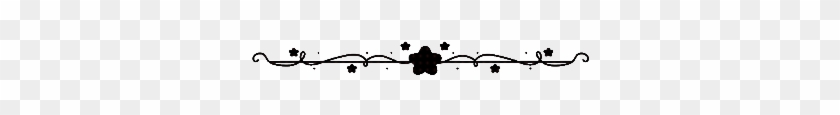 #flower #flowers #linie #linien #schmucklinien #divider - Silhouette Clipart #5904691