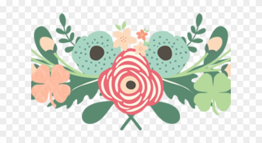 Floral Clipart Divider - Green Floral Divider Png Transparent Png