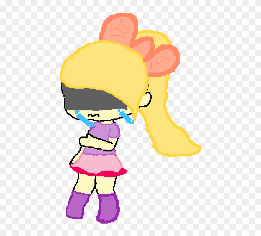 Deppresed Jojo Siwa - Cartoon Clipart