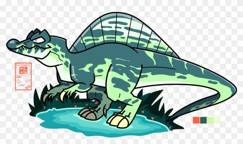 Spinosaurus A Lil' Something Fun For Week One Of Dinoctober - Illustration Clipart