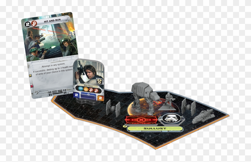 Hit And Run Diagram - Star Wars Rebellion Board Game Characters Clipart