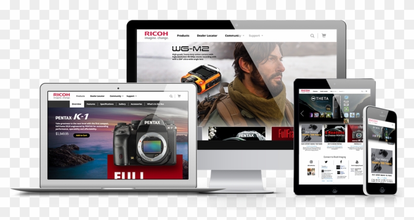 Ricoh Branding Work - Website Clipart