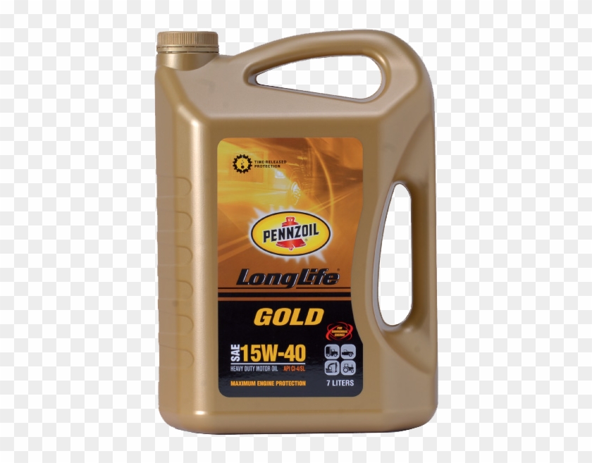 Deo Long Life Gold Sae 15w 40 - 7 Litre Pennzoil Malaysia Diesel Engine Oil Clipart #5907252
