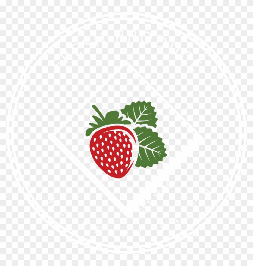 Strawberries Clipart Round Fruit - Strawberry - Png Download #5908550