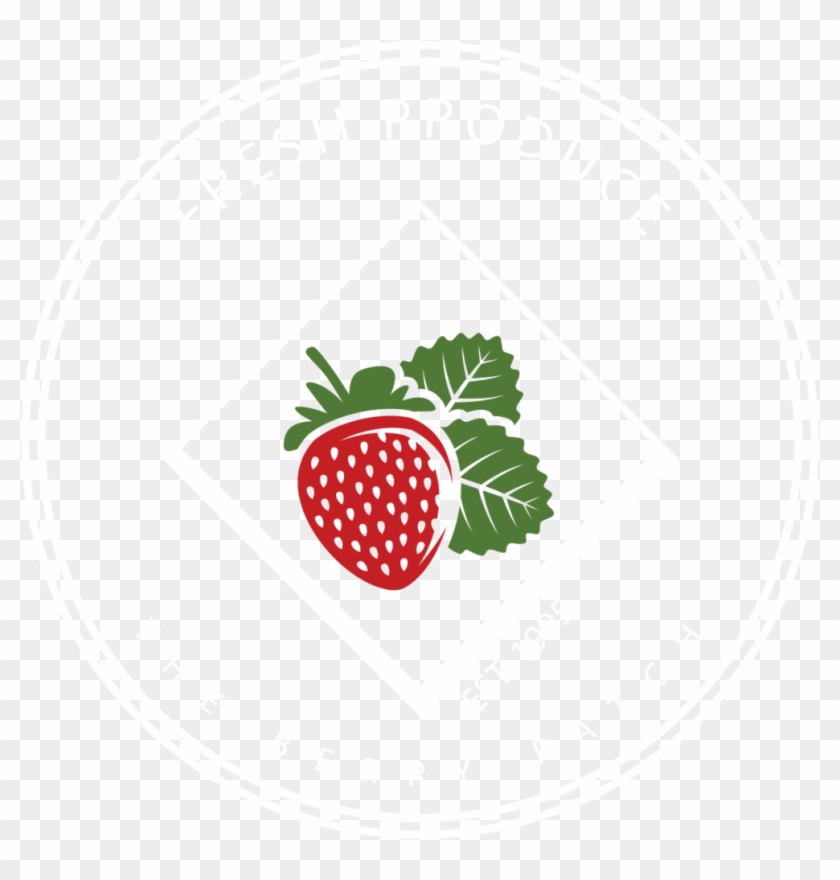 Strawberries Clipart Round Fruit - Strawberry - Png Download