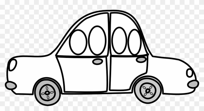 Car Animation Black And White Clipart #5908731