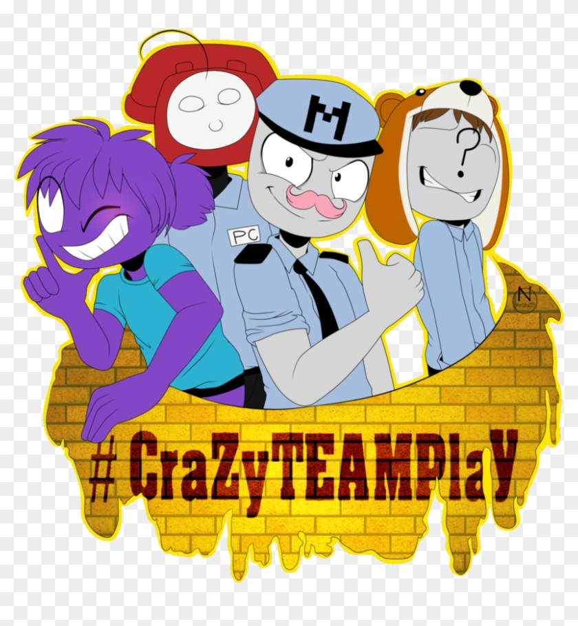 46 Images About Pewdiepie On We Heart It - Fnaf Night Guards As Youtubers Clipart