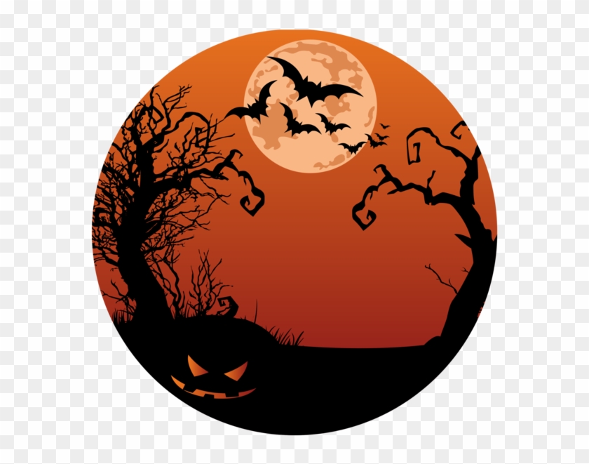 Halloween Moon Png - Large Halloween Clipart